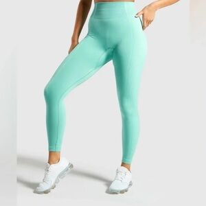NWT Gymshark Ultra Seamless Spearmint Green Leggings (medium)